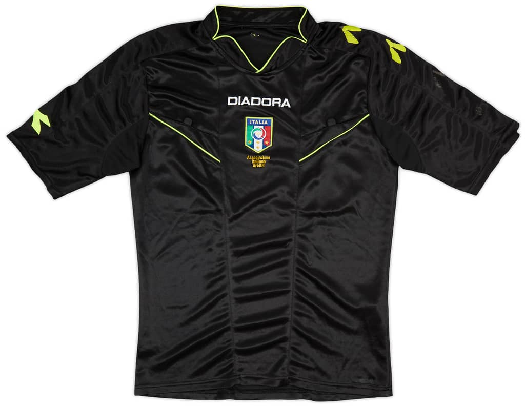 2013-14 Italy Diadora Referee Shirt - 6/10 - (M)