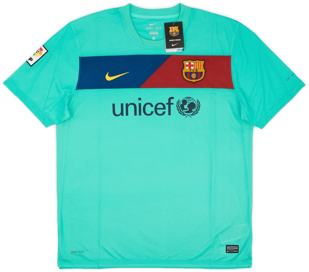 2010-11 Barcelona Away Shirt Messi #10 (XL)