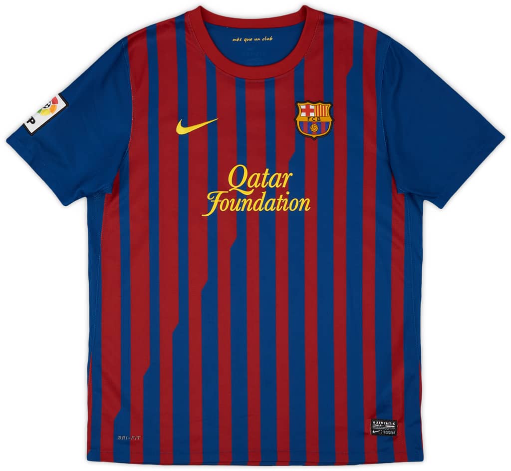 2011-12 Barcelona Home Shirt - 8/10 - (XL.Boys)