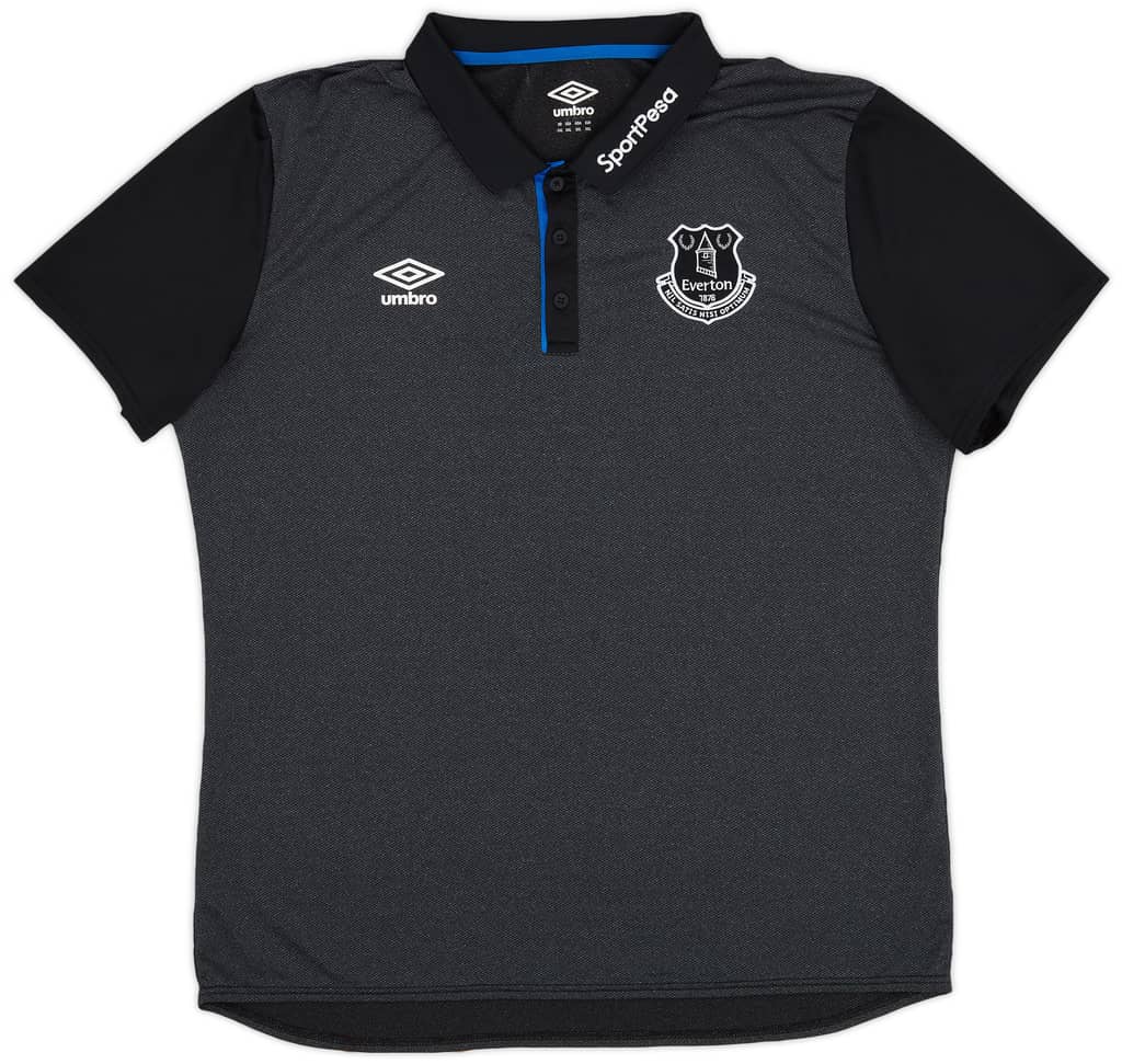2019-20 Everton Umbro Polo Shirt - 8/10 - (XXL)