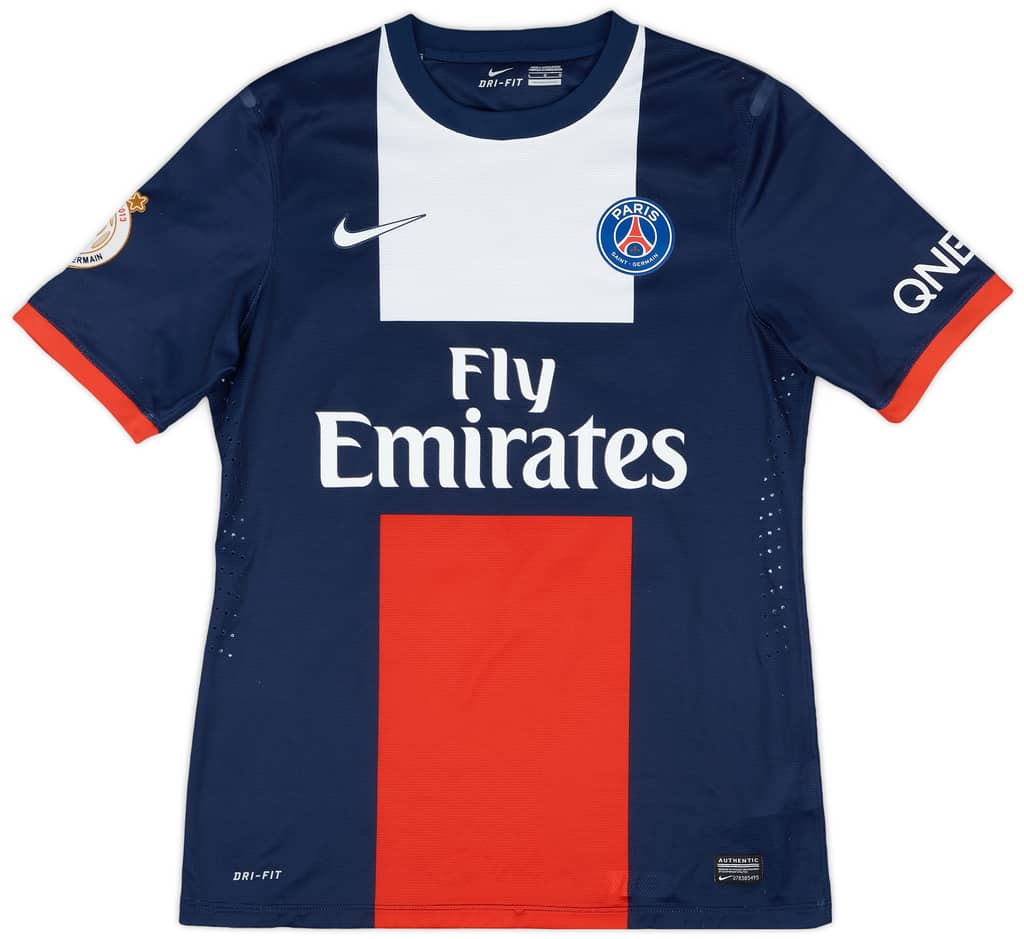 2013-14 Paris Saint-Germain Player Issue Home Shirt Lavezzi #22 - 7/10 - (L)