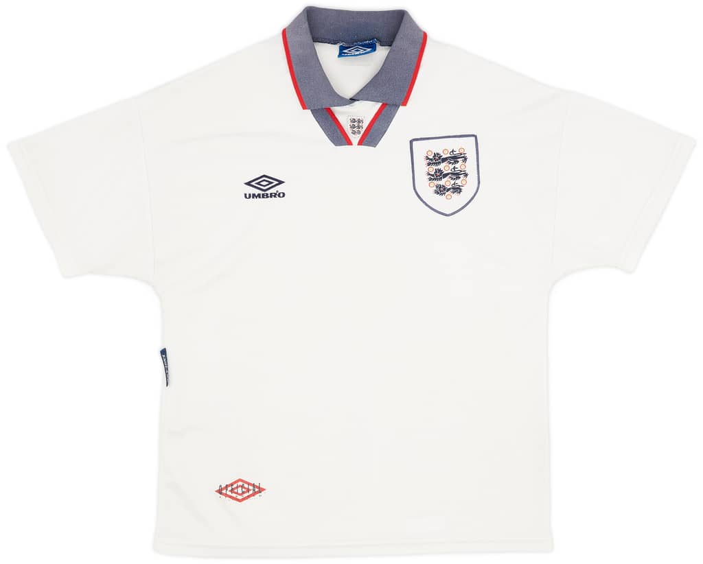 1993-95 England Home Shirt - 6/10 - (M)
