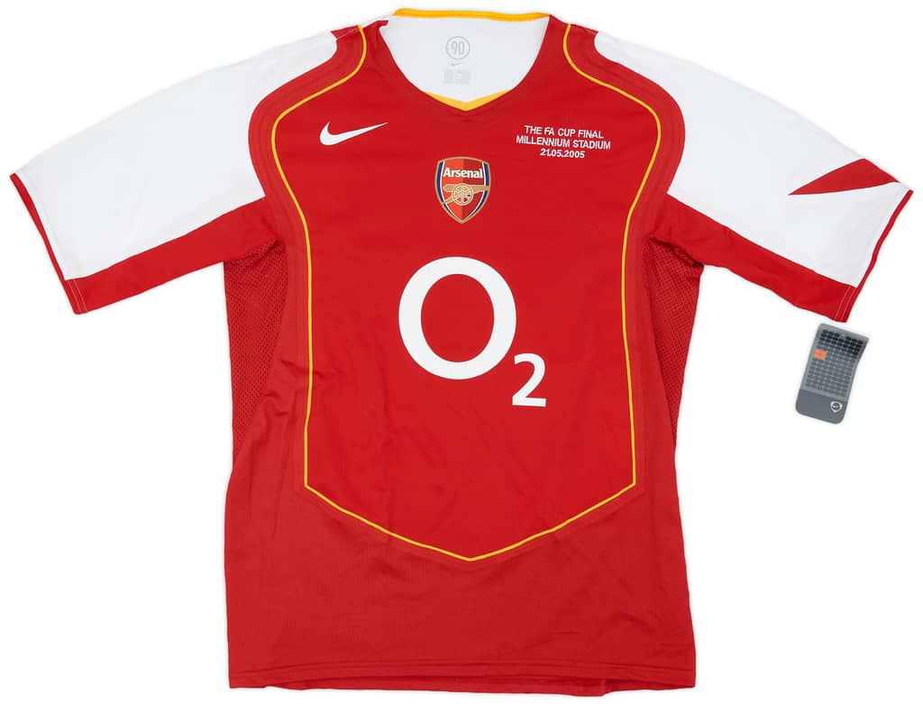 2004-05 Arsenal Player Issue FA Cup Final Home Shirt