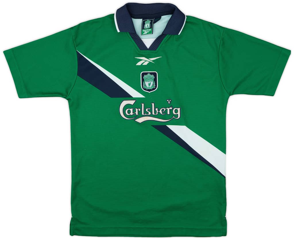 1999-00 Liverpool Away Shirt - 8/10 - (M.Boys)