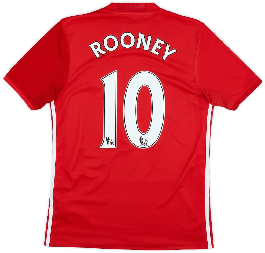 2016-17 Manchester United Home Shirt Rooney #10 - 7/10 - (S)