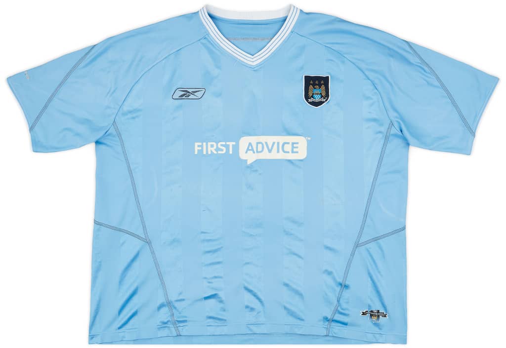 2003-04 Manchester City Home Shirt Anelka #39 - 7/10 - (XXL)
