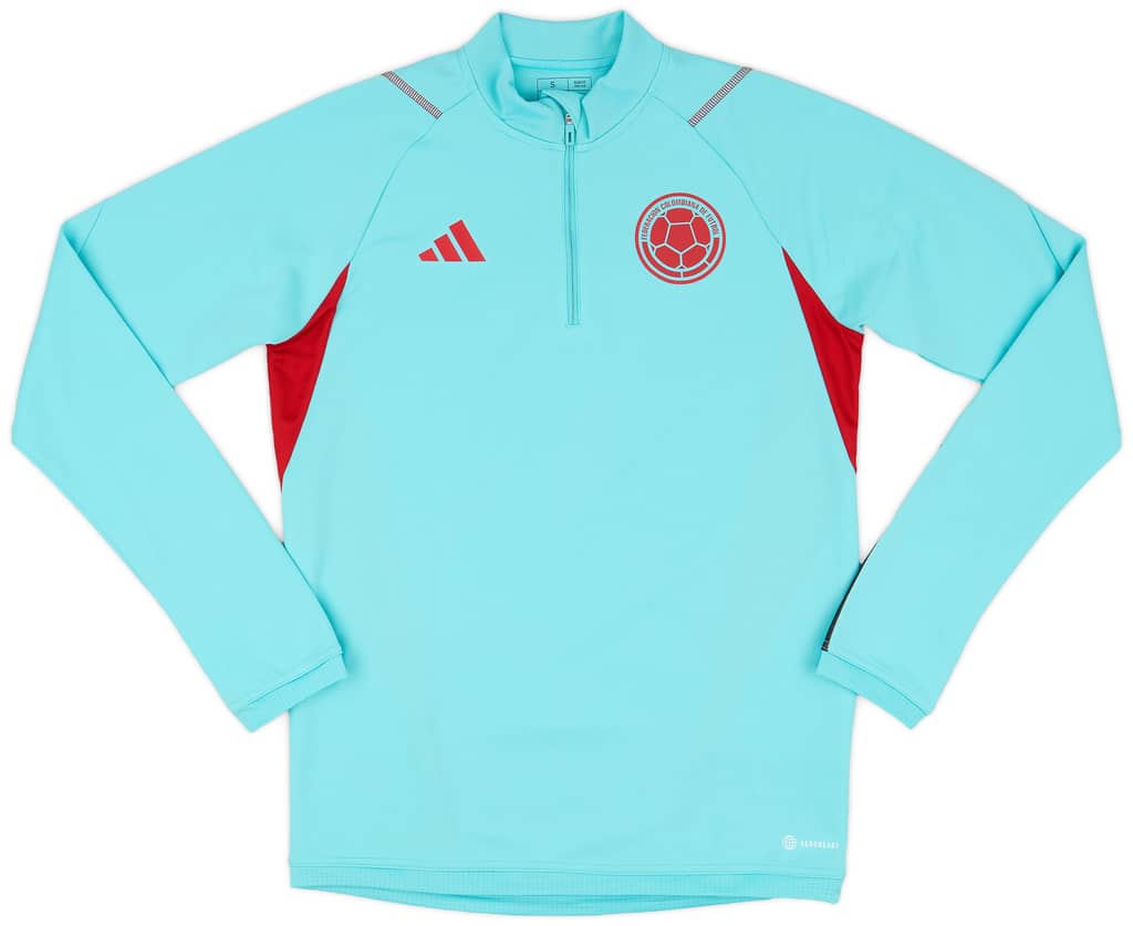2022-23 Colombia adidas 1/4 Zip Training Top - 9/10 - (S)