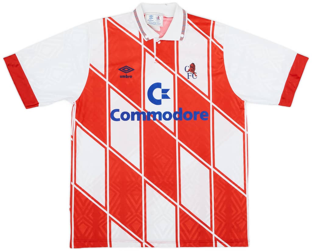 1990-92 Chelsea Away Shirt - 8/10 - (L)