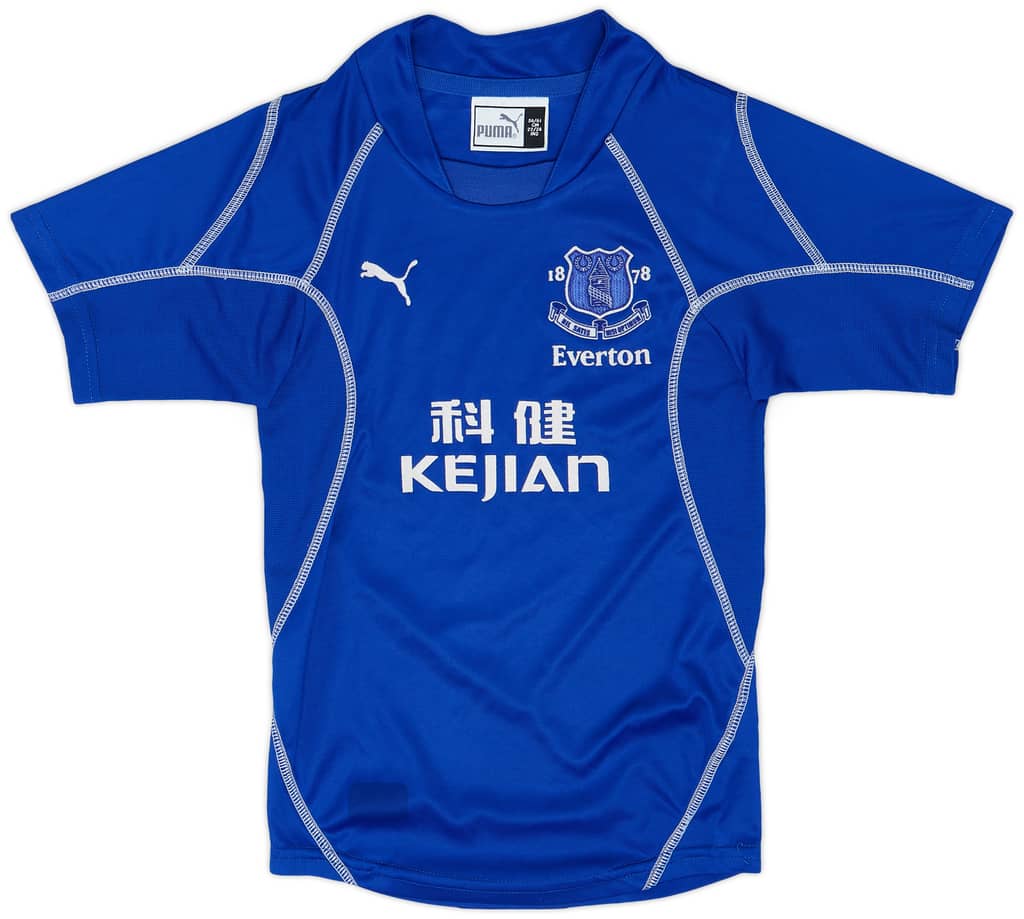 2002-03 Everton Home Shirt - 9/10 - (5 Years)