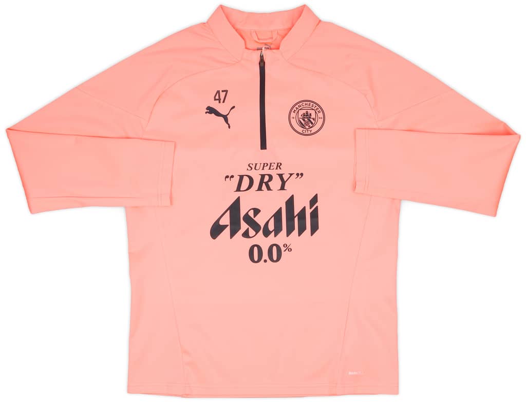 2023-24 Manchester City Player Issue 1/4 Zip Rain Top #47 (Foden) - As New - (M)