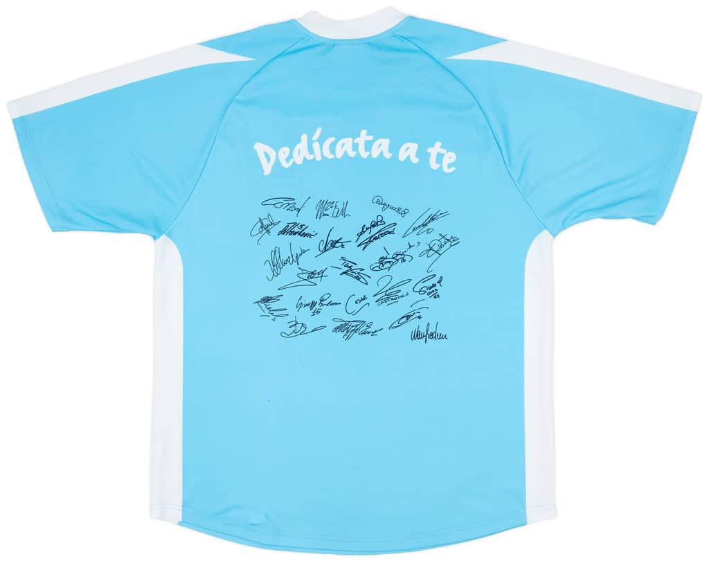 2003-04 Lazio 'Signed' Basic Home Shirt - 7/10 - (L)