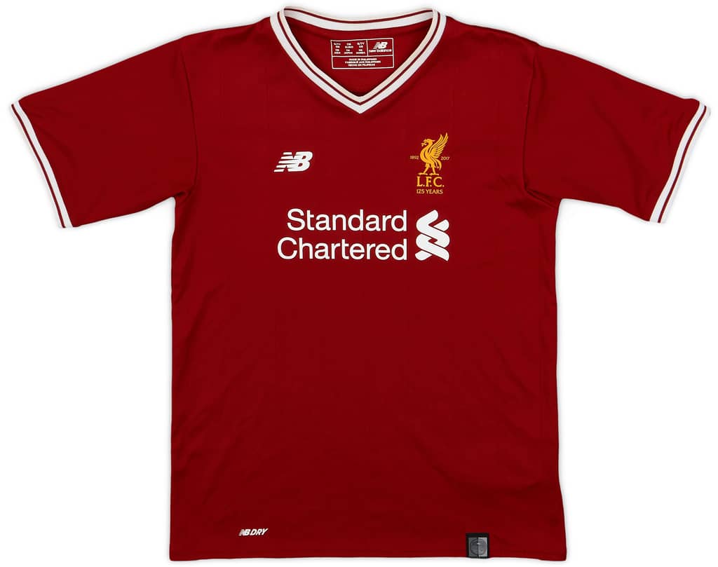 2017-18 Liverpool 125 Years Home Shirt - 7/10 - (6-7 Years)