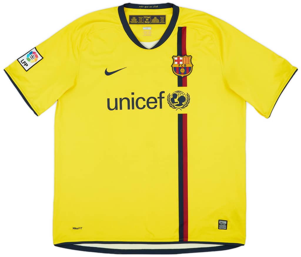 2008-10 Barcelona Away Shirt Messi #10 - 6/10 - (XL)