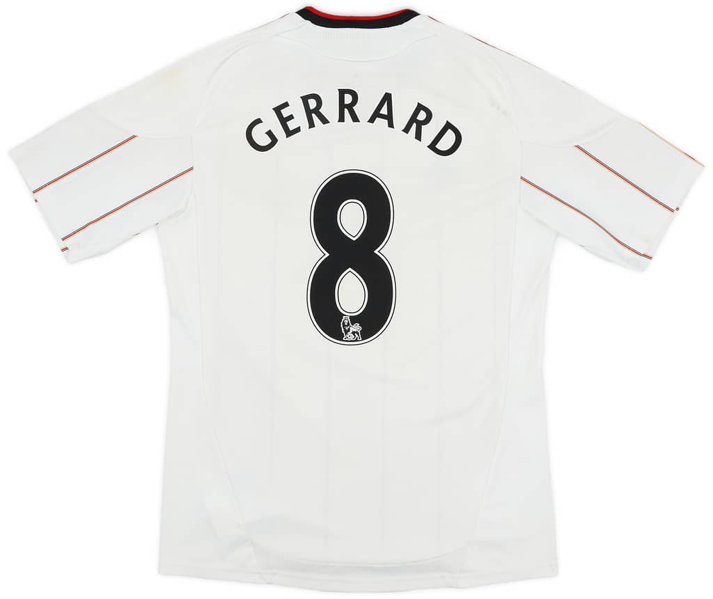 2010-11 Liverpool Away Shirt Gerrard #8 - 6/10 - (L)