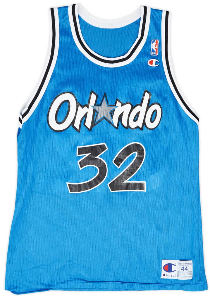 1995-96 Orlando Magic O'Neal #32 Champion Away Jersey - 8/10 - (L)