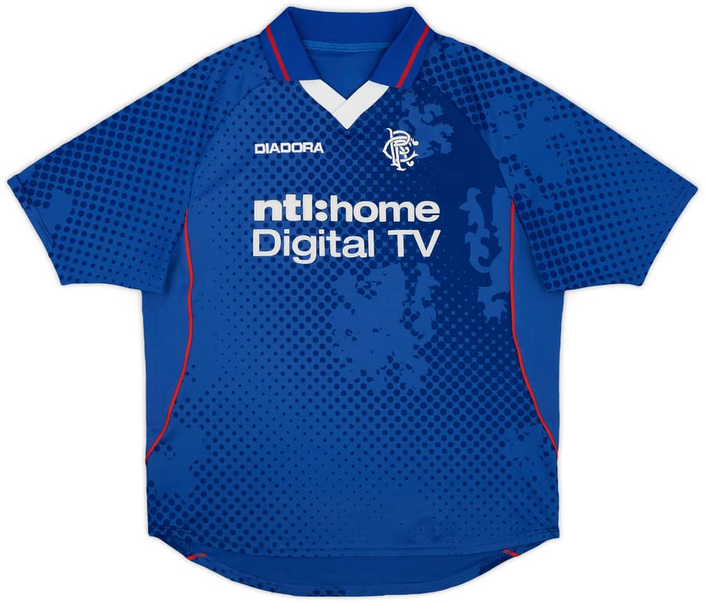 2002-03 Rangers Home Shirt - 8/10 - (L)