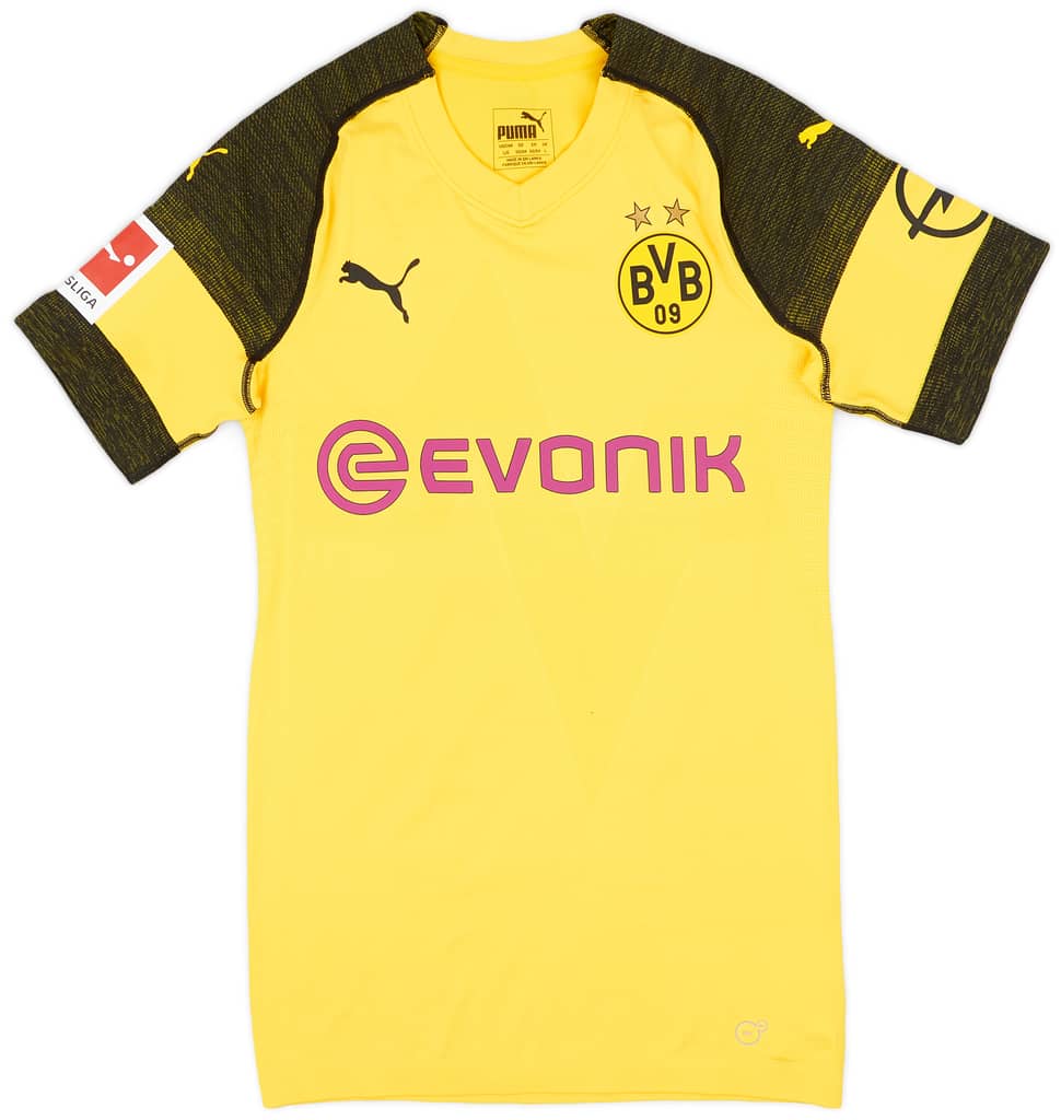 2018-19 Borussia Dortmund Match Issue Home Shirt Toljan #15