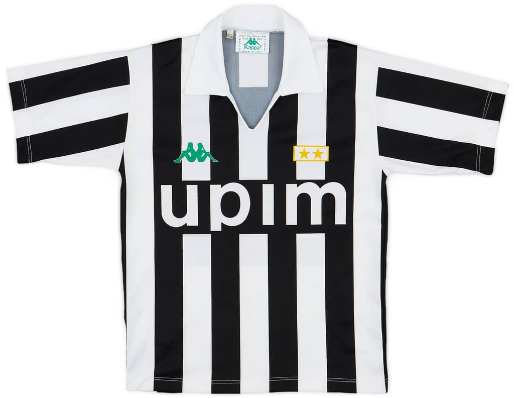 1991-92 Juventus Basic Home Shirt - 8/10 - (S.Boys)