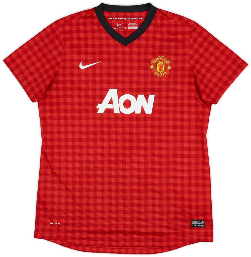 2012-13 Manchester United Home Shirt - 8/10 - (Women's L)