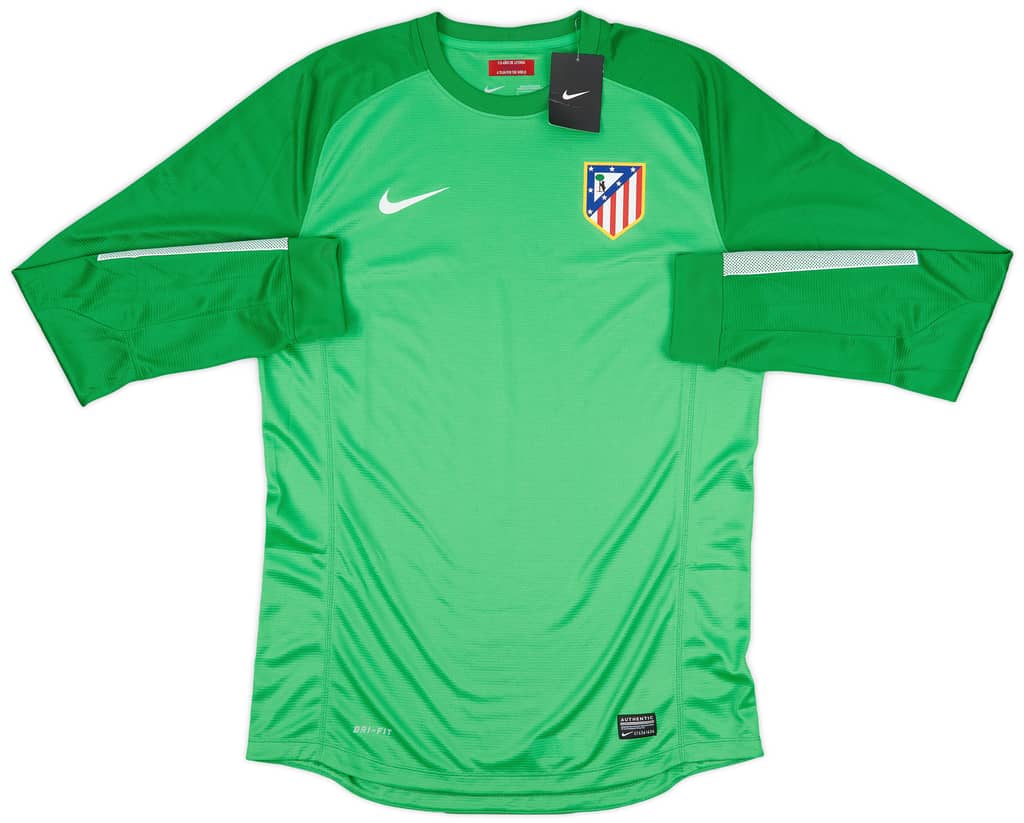 2013-14 Atletico Madrid Authentic GK Shirt (L)