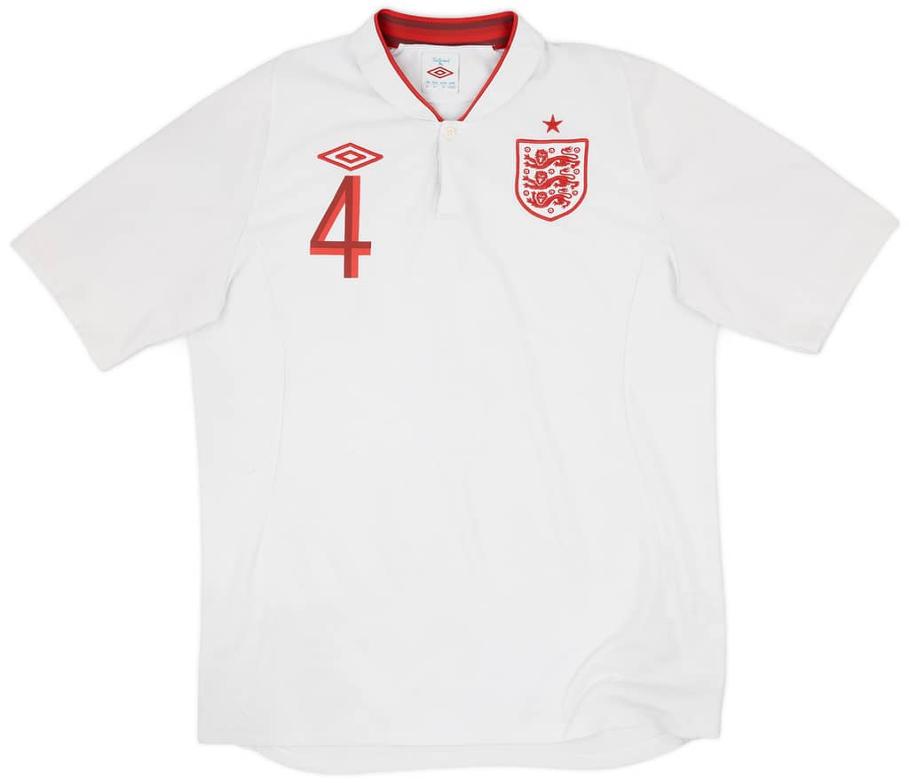 2012-13 England Home Shirt Gerrard #4 - 5/10 - (L)