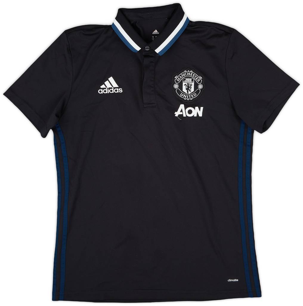 2016-17 Manchester United adidas Polo Shirt - 9/10 - (M)