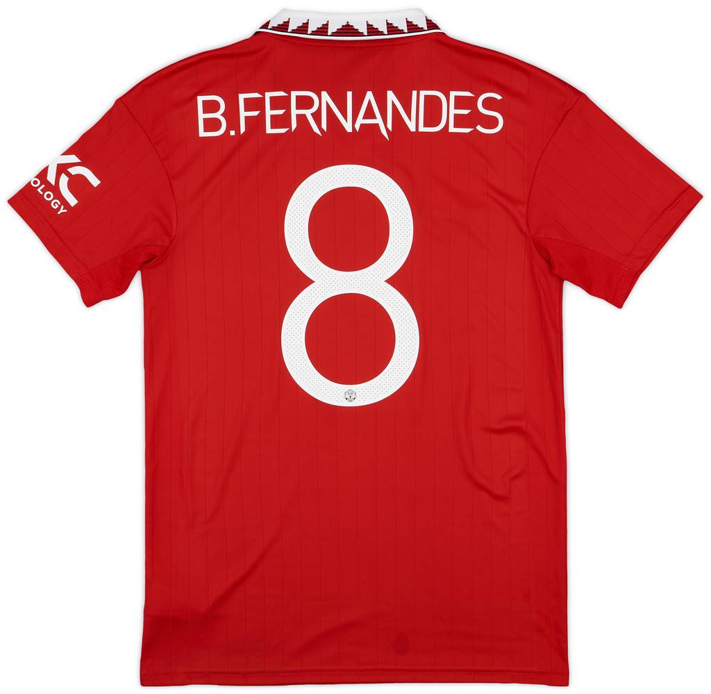 2022-23 Manchester United Home Shirt B.Fernandes #8 - 7/10 - (S)