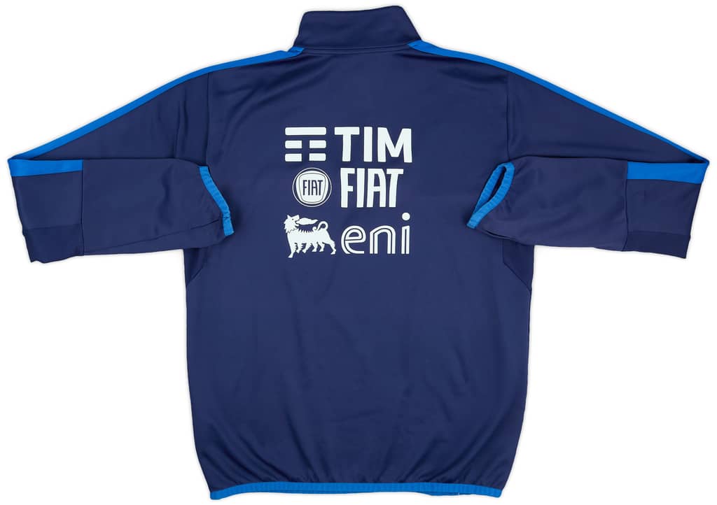 2016-17 Italy Puma Player Issue 1/4 Zip Drill Top - 9/10 - (M)
