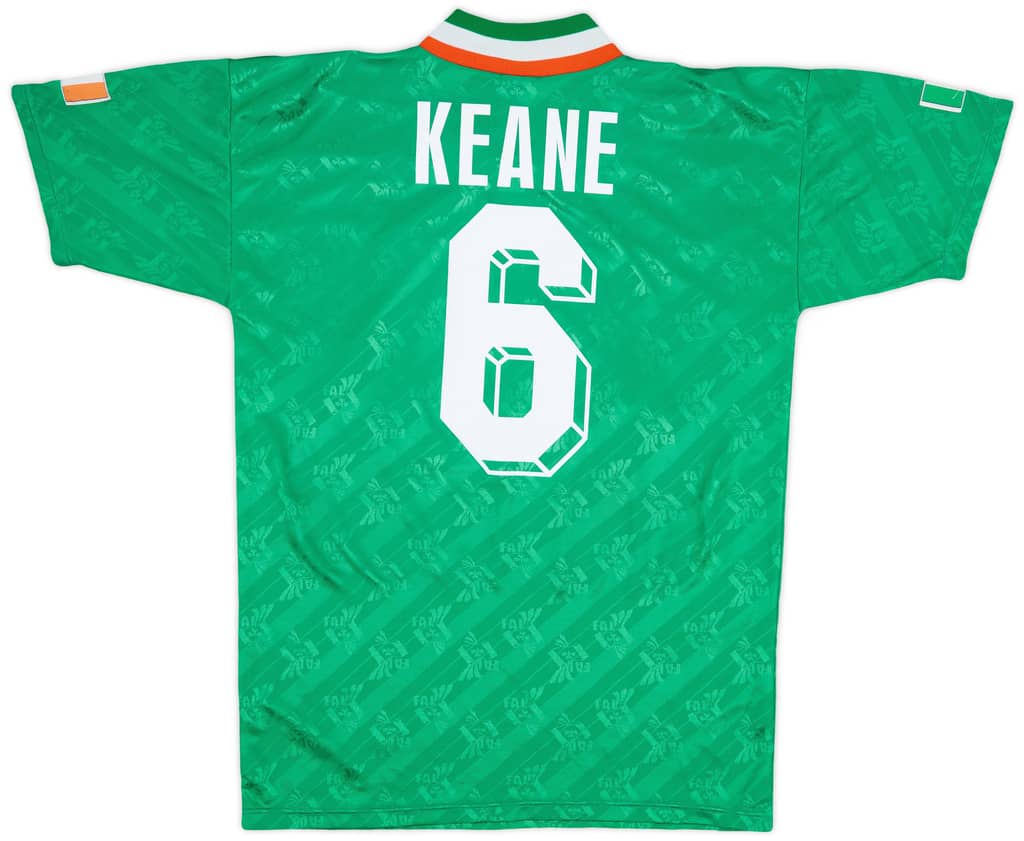 1994 Ireland Home Shirt Keane #6 - 8/10 - (S)