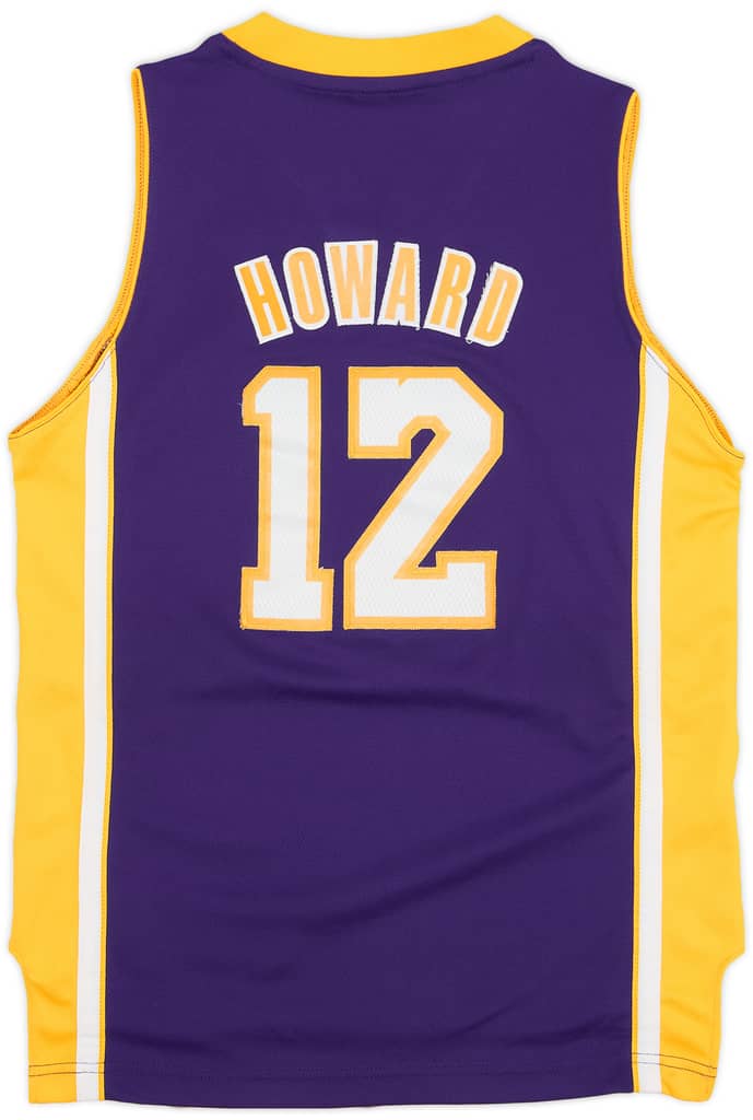 2012-13 LA Lakers Howard #12 adidas Swingman Away Jersey - 7/10 - (M.Boys)