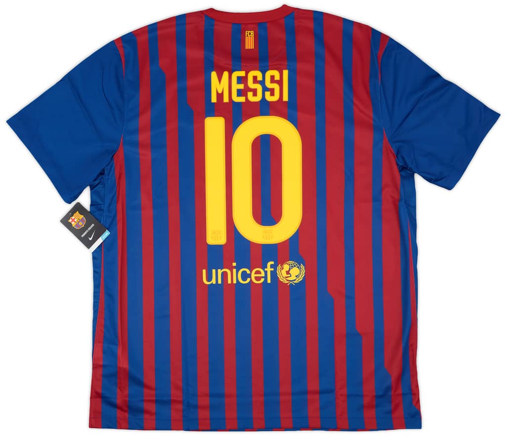 2011-12 Barcelona Home Shirt Messi #10 (XXL)