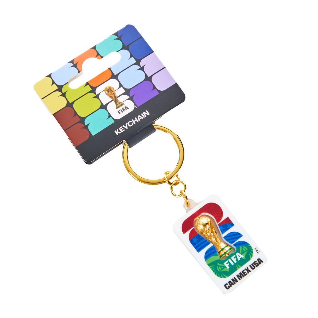 2026 FIFA World Cup Trophy & Host Countries Keychain