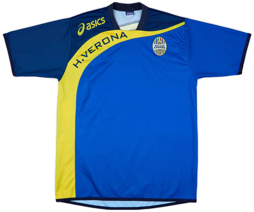 2007-08 Hellas Verona Asics Training Shirt - 9/10 - (XL)
