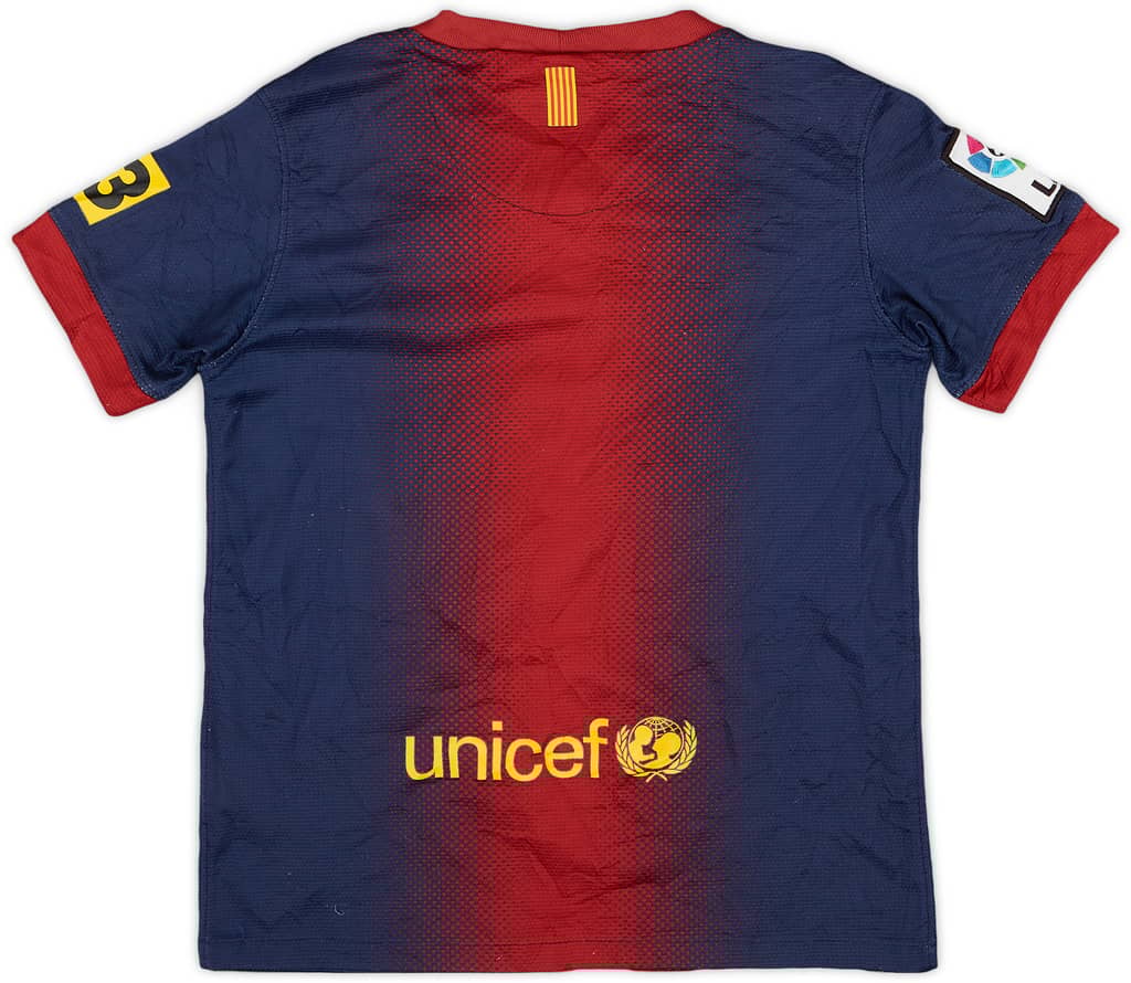 2012-13 Barcelona Home Shirt - 7/10 - (S.Boys)