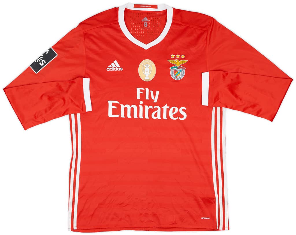 2016-17 Benfica Match Issue Home L/S Shirt Fejsa #5