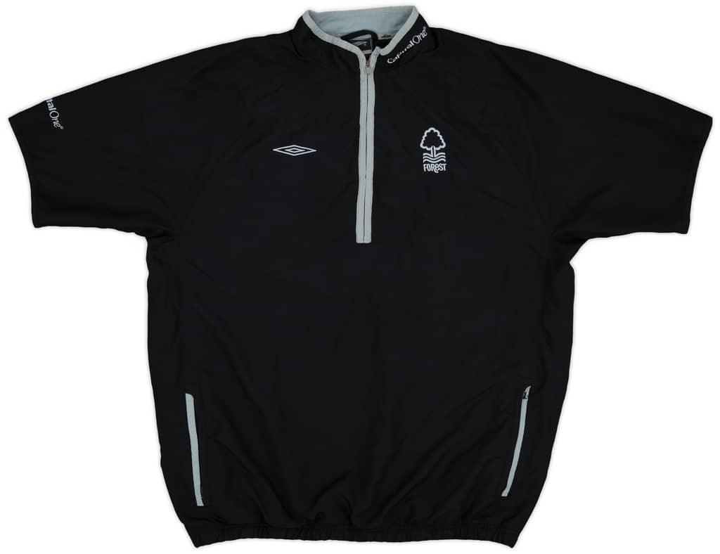 2011-12 Nottingham Forest Umbro 1/4 Zip S/S Training Top - 8/10 - (L)