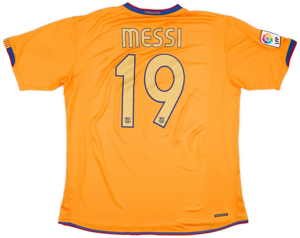 2006-08 Barcelona Away Shirt Messi #19 - 8/10 - (XL)