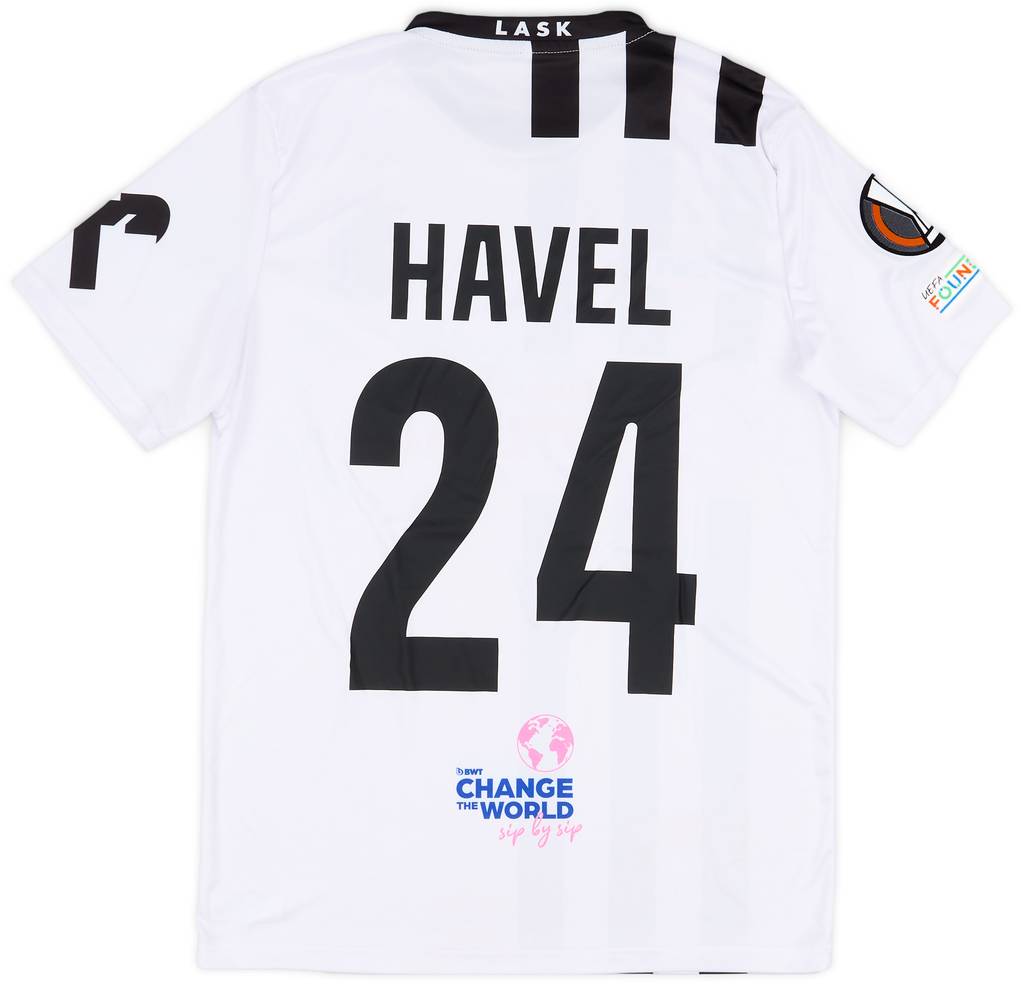 2023-24 LASK Match Issue Europa League Home Shirt Havel #24
