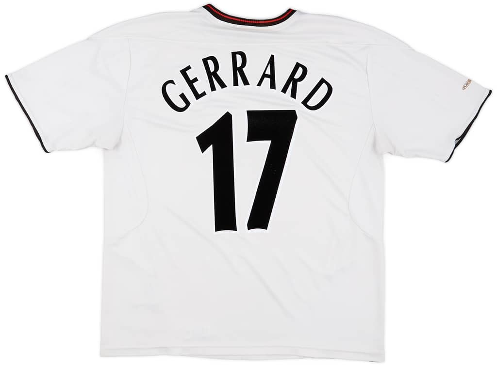 2003-04 Liverpool Away Shirt Gerrard #17 - 6/10 - (L)