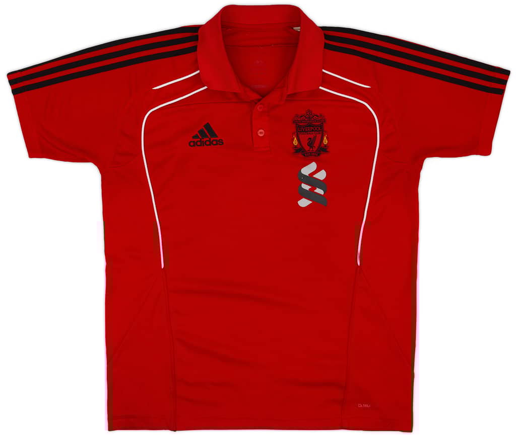 2010-11 Liverpool adidas Polo Shirt - 8/10 - (M)