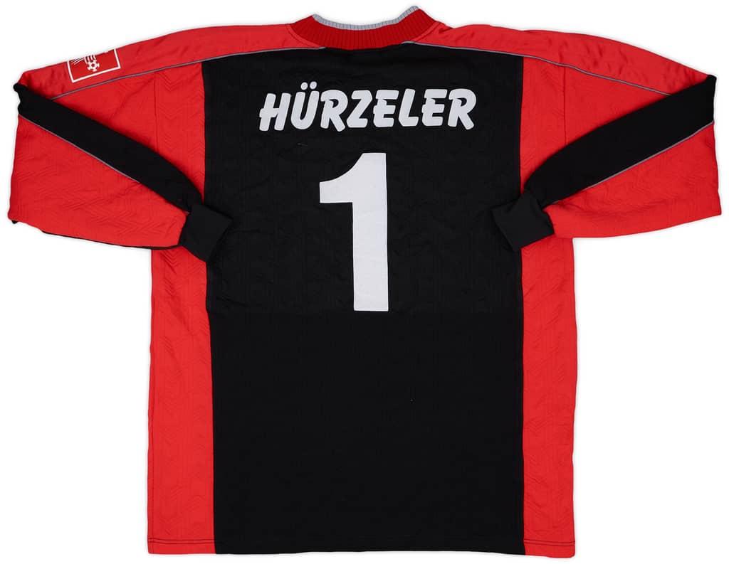 2000-01 FC Lugano Match Issue GK Shirt Hurzeler #1