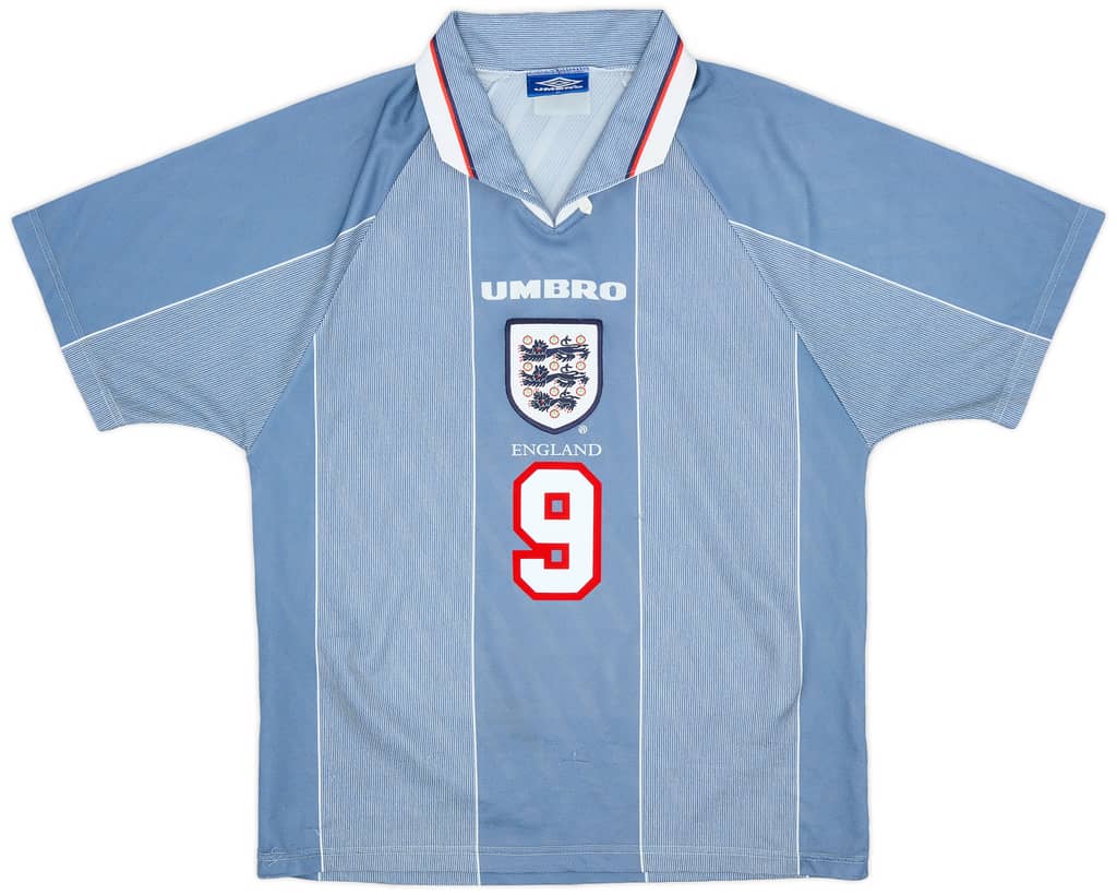 1996-97 England Away Shirt Shearer #9 - 7/10 - (M)