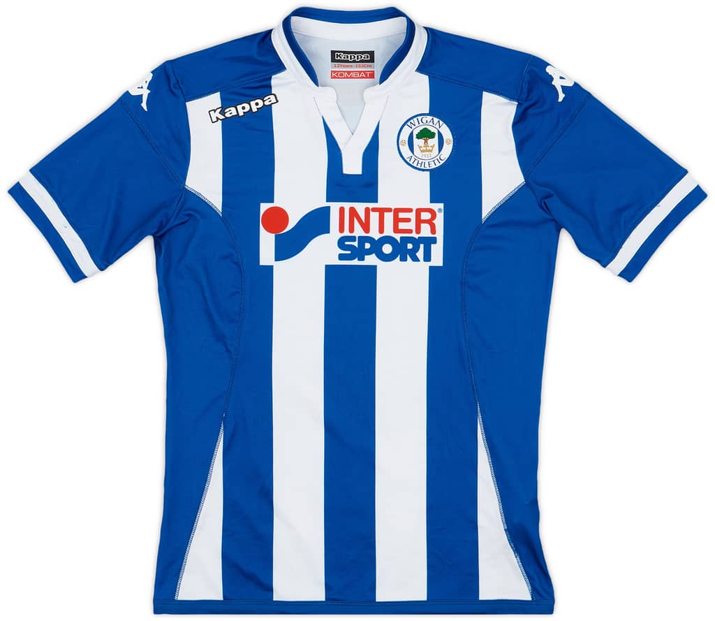 2015-16 Wigan Home Shirt - 7/10 - (L.Boys)