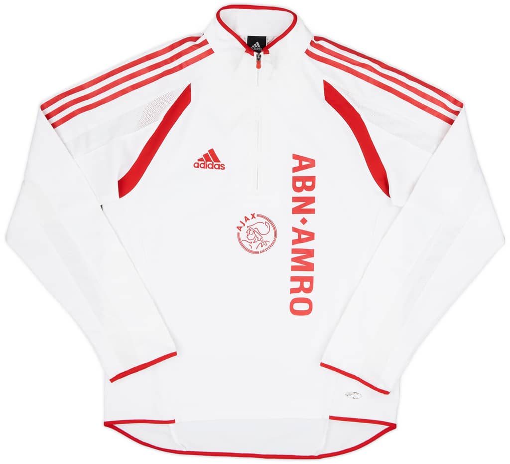 2005-06 Ajax adidas 1/4 Zip Training Top - 8/10 - (S)