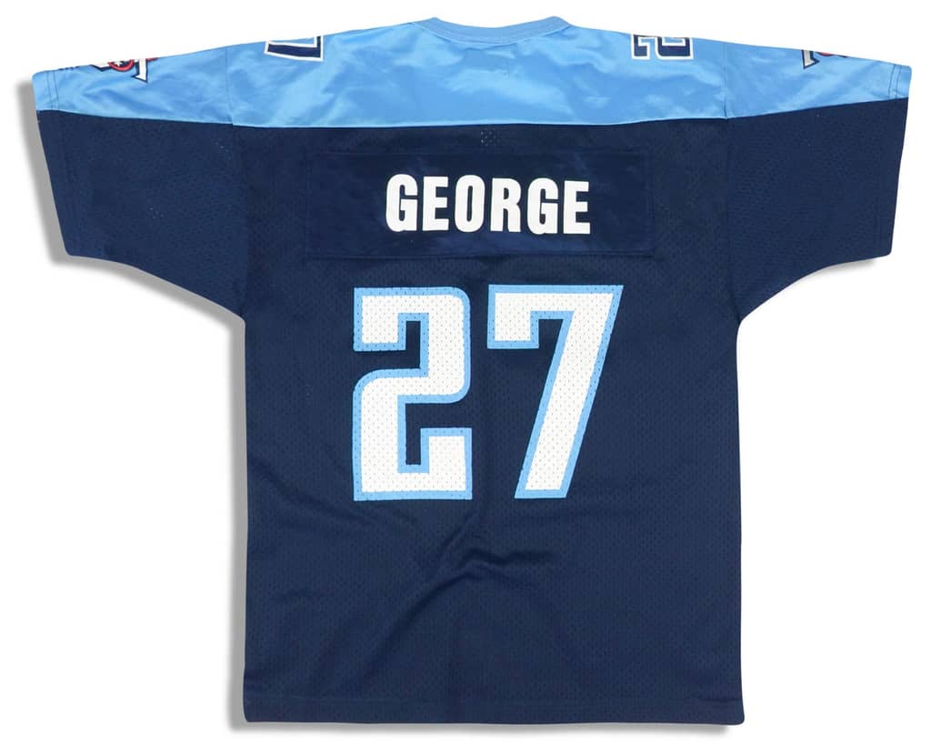 1999-00 Tennessee Titans George #27 Champion Jersey (Home) M