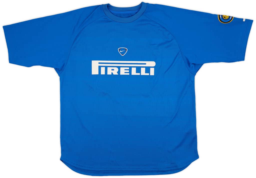 2001-02 Inter Milan Nike Training Shirt - 8/10 - (XL)