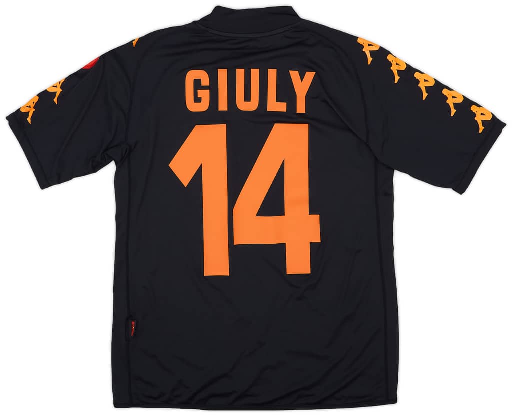 2008-09 Roma Third Shirt Giuly #14 - 7/10 - (S)