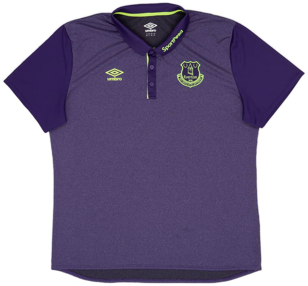 2018-19 Everton Umbro Polo Shirt - 9/10 - (3XL)