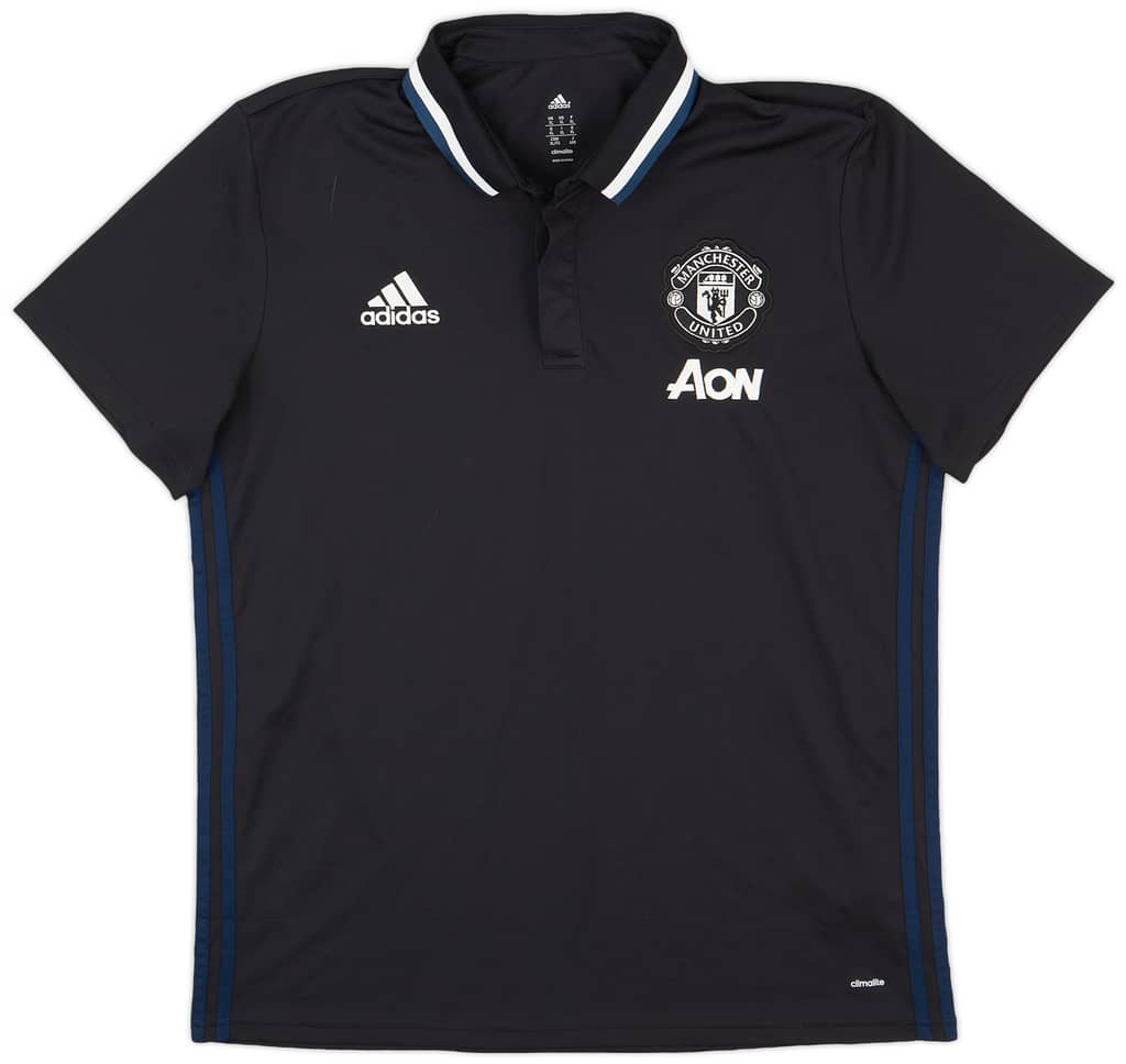 2016-17 Manchester United adidas Polo Shirt - 10/10 - (XL)