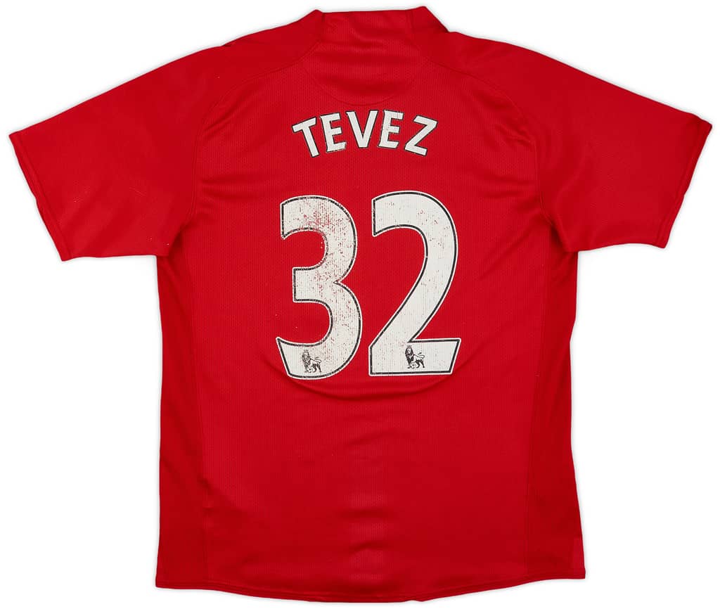 2007-09 Manchester United Home Shirt Tevez #32 - 5/10 - (M)